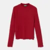 United Colors of Benetton longsleeve copii culoarea bordo