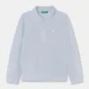 United Colors of Benetton longsleeve din bumbac pentru copii neted