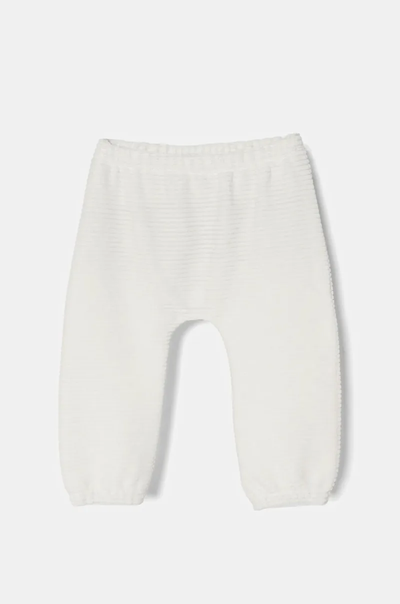 United Colors of Benetton pantaloni bebe culoarea alb