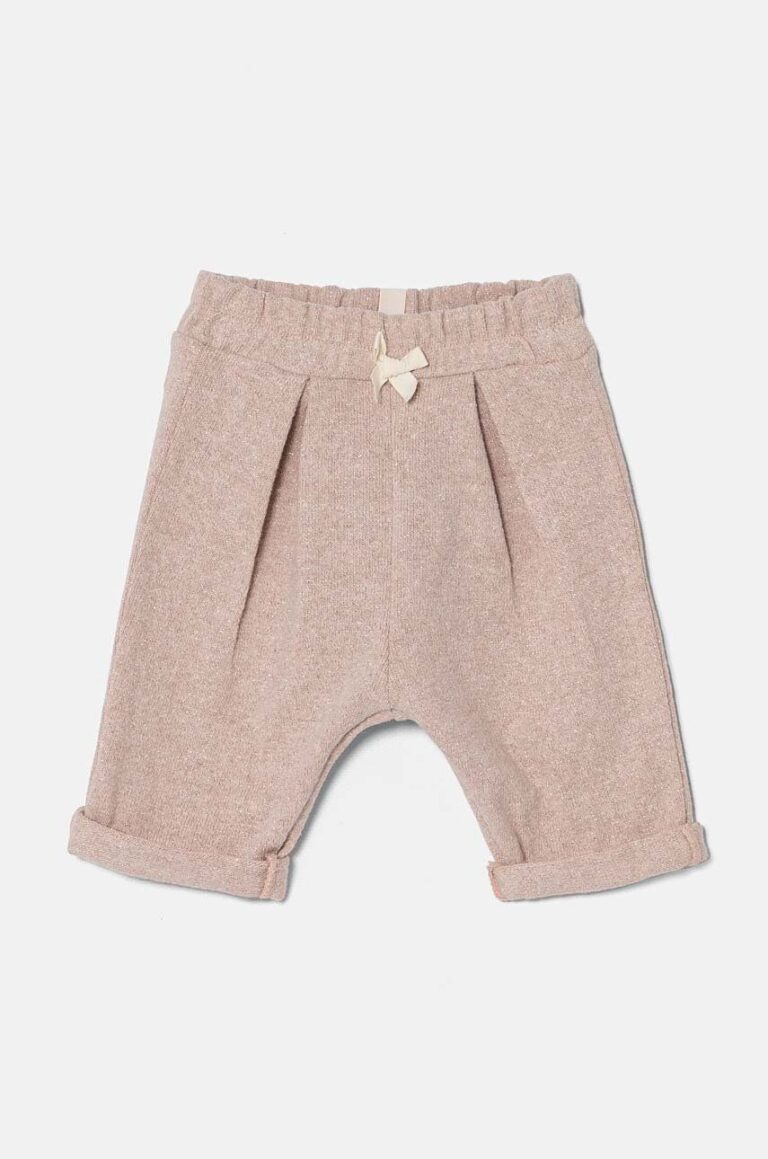 United Colors of Benetton pantaloni bebe culoarea bej