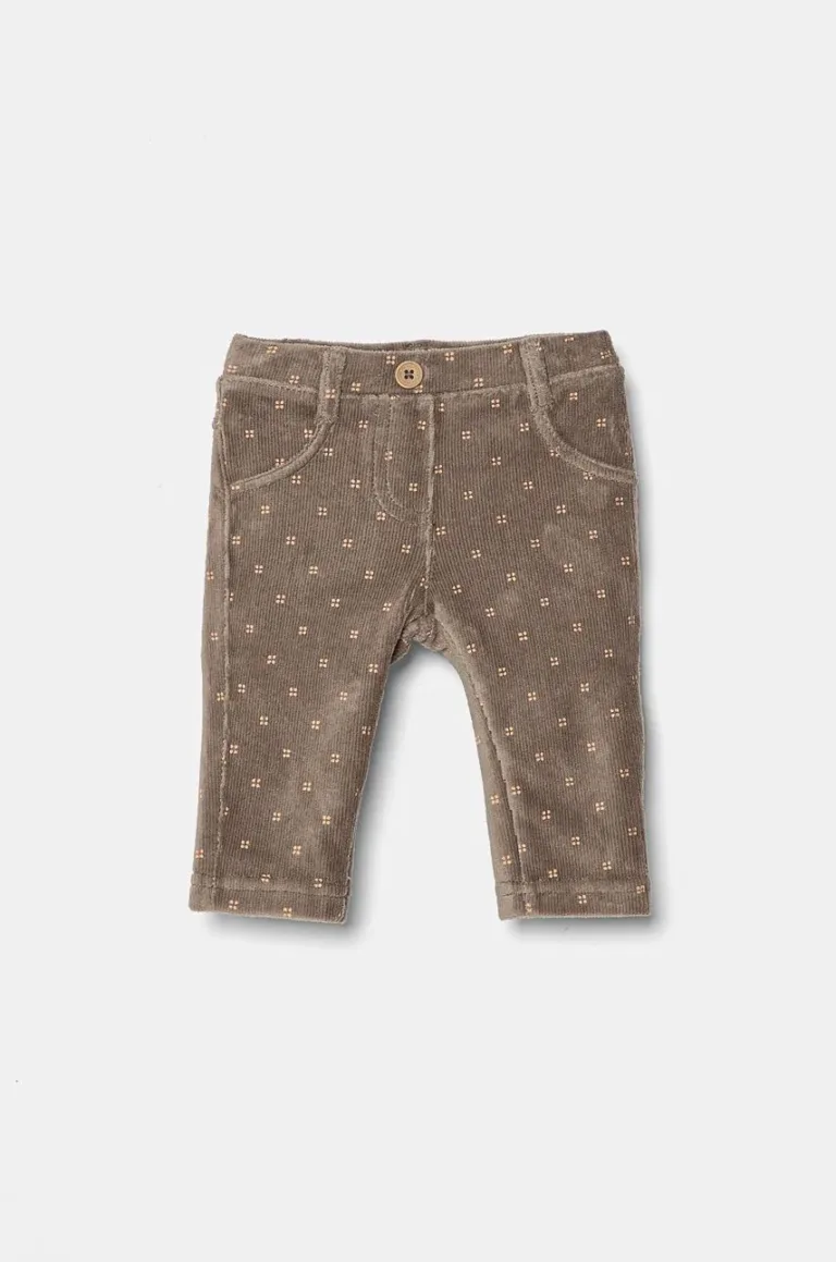 United Colors of Benetton pantaloni bebe culoarea maro