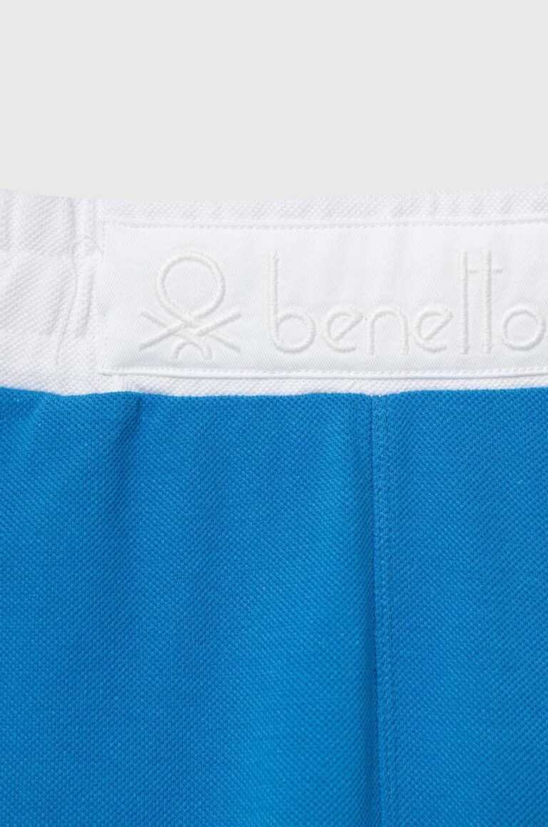 United Colors of Benetton pantaloni scurți din bumbac pentru copii talie reglabila preţ