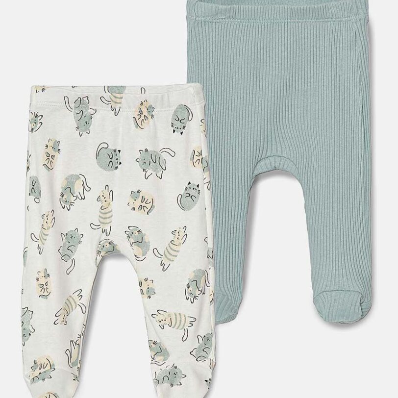 United Colors of Benetton salopete din bumbac pentru bebeluși 2-pack 3FMG0F008
