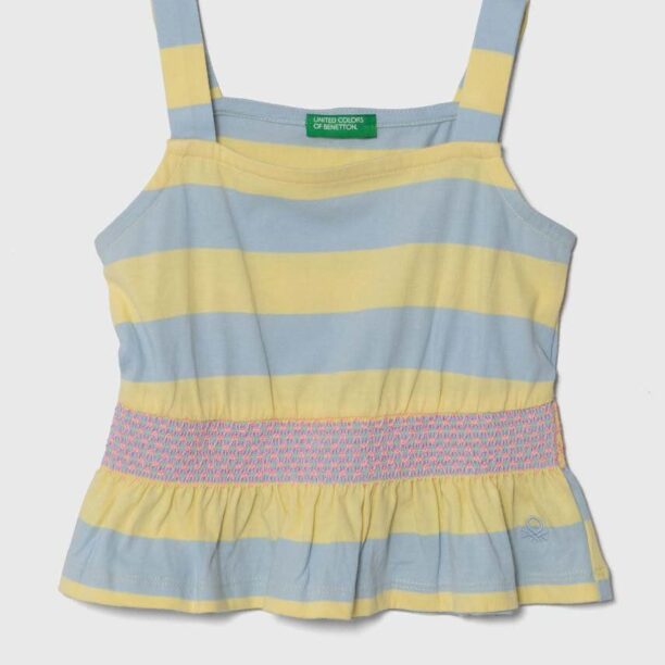 United Colors of Benetton top din bumbac pentru copii