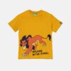 United Colors of Benetton tricou de bumbac pentru copii x Disney culoarea galben