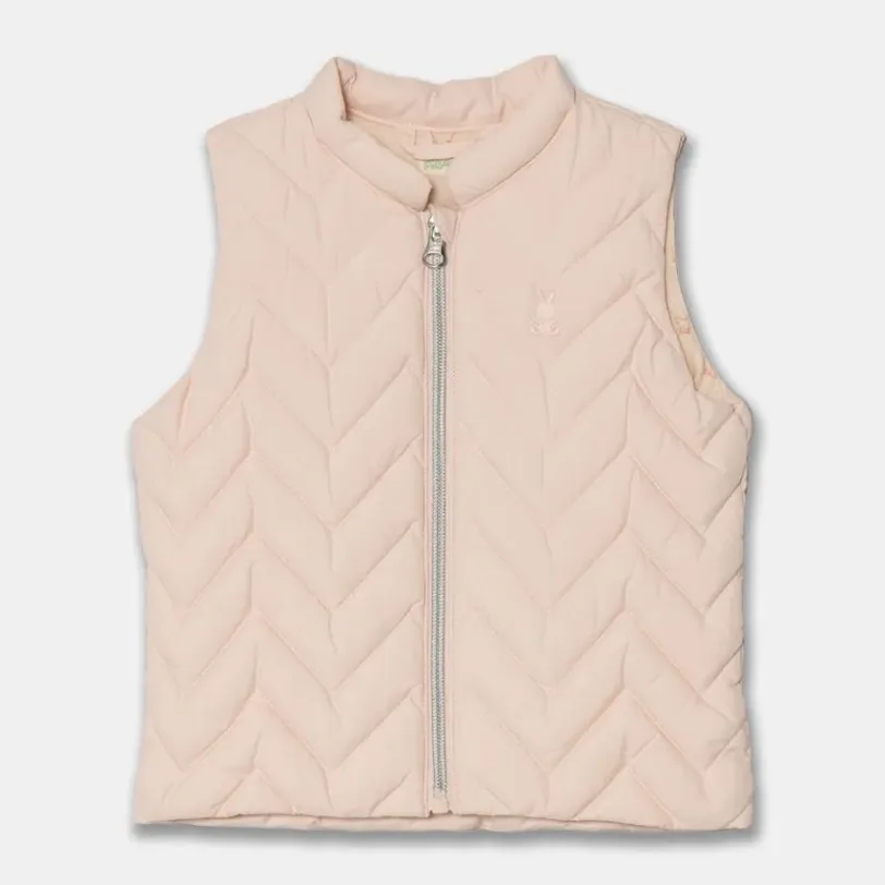 United Colors of Benetton vestă pentru bebeluși culoarea bej