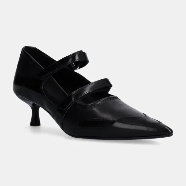 Vagabond Shoemakers stilettos de piele LYKKE culoarea negru