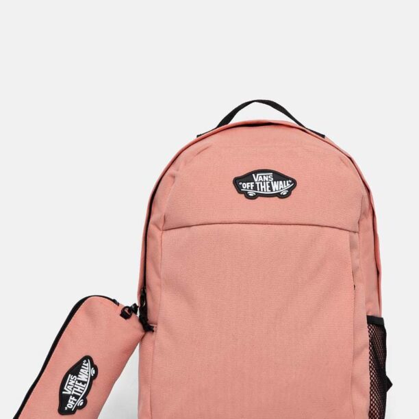 Vans ghiozdan copii VANS SKOOL BACKPACK culoarea roz