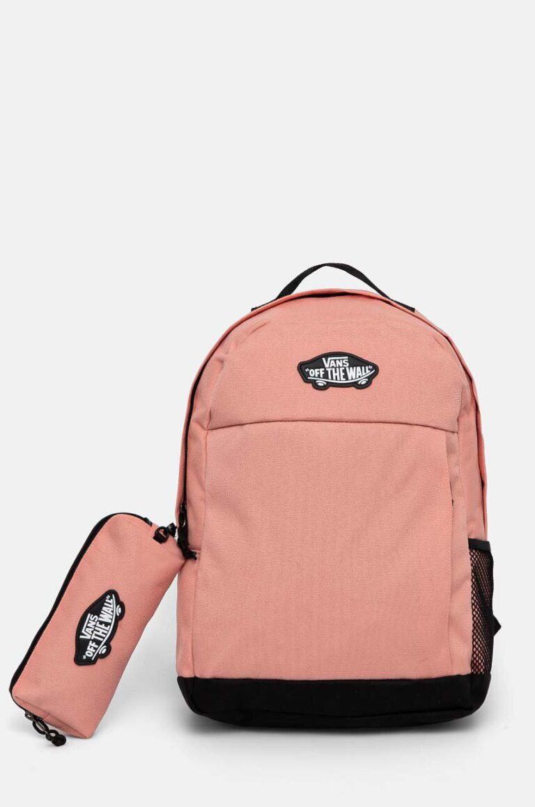 Vans ghiozdan copii VANS SKOOL BACKPACK culoarea roz