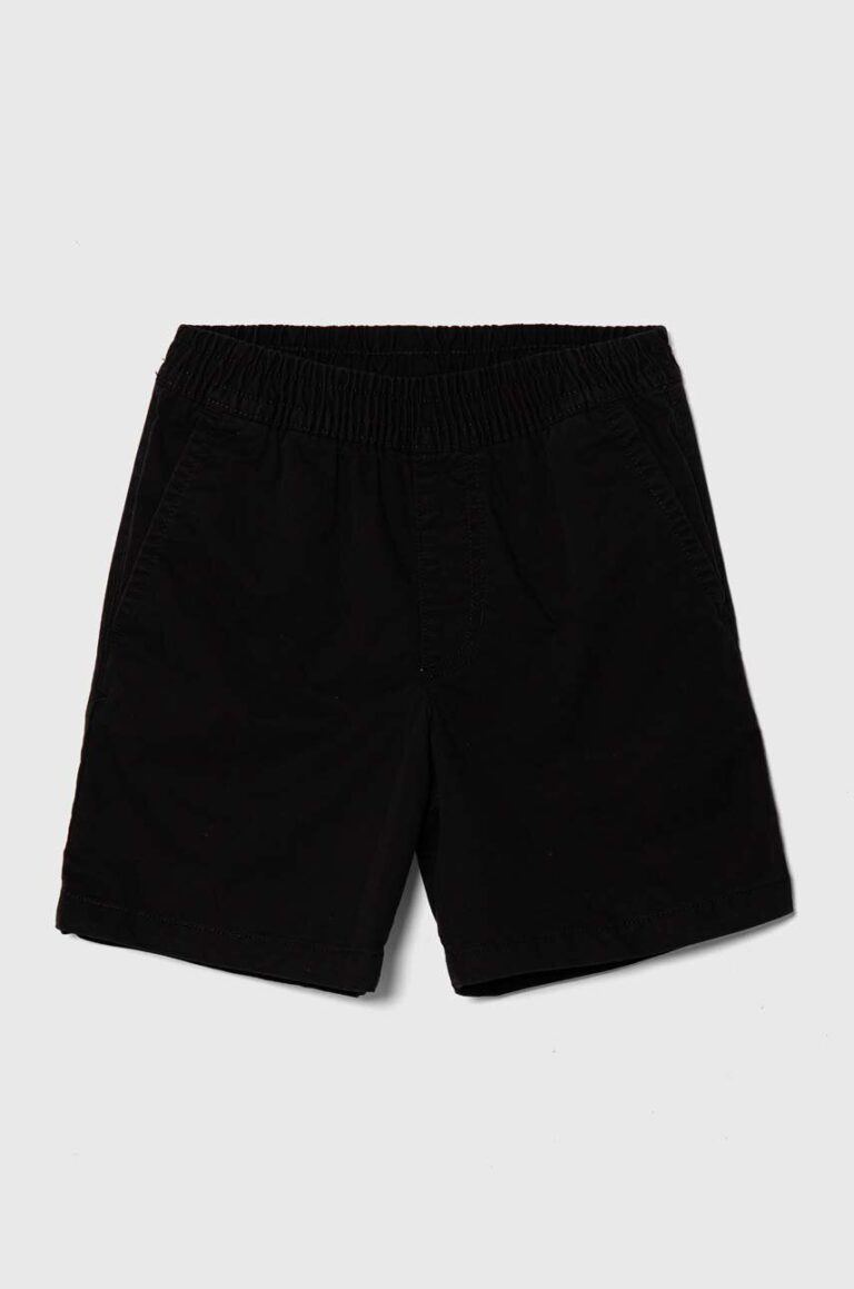 Vans pantaloni scurti copii BY RANGE ELASTIC WAIST SHORT KIDS culoarea negru