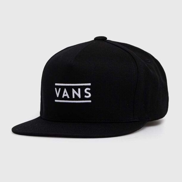 Vans șapcă de baseball din bumbac culoarea negru