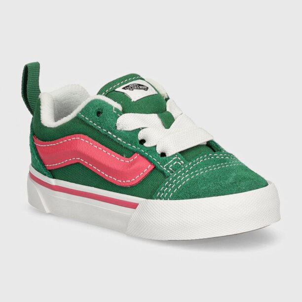 Vans tenisi copii Knu Skool Elastic Lace culoarea verde