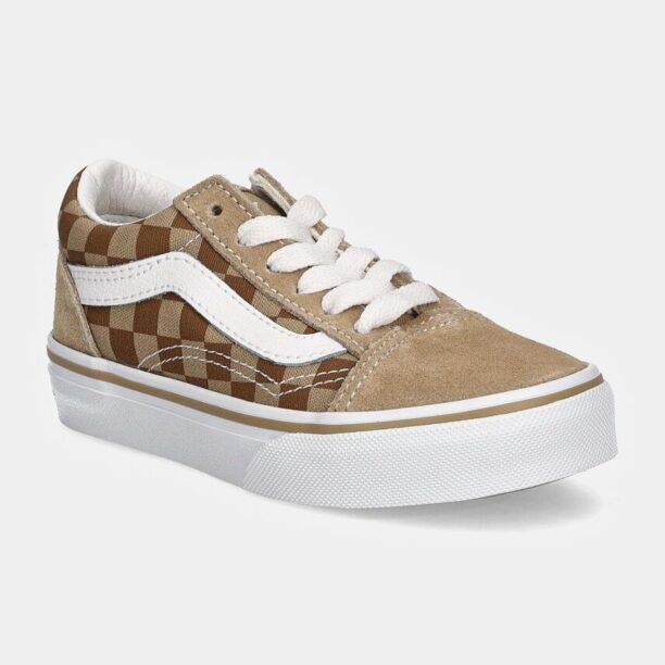 Vans tenisi copii Old Skool culoarea bej