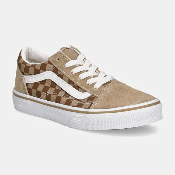 Vans tenisi copii Old Skool culoarea bej