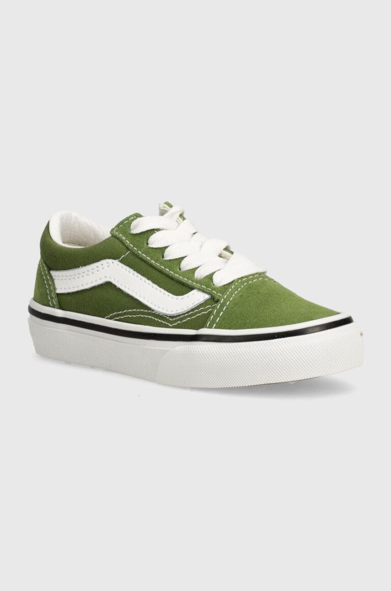 Vans tenisi copii Old Skool culoarea verde