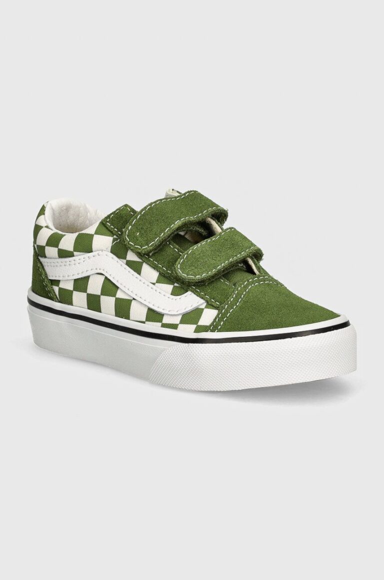 Vans tenisi copii Old Skool culoarea verde