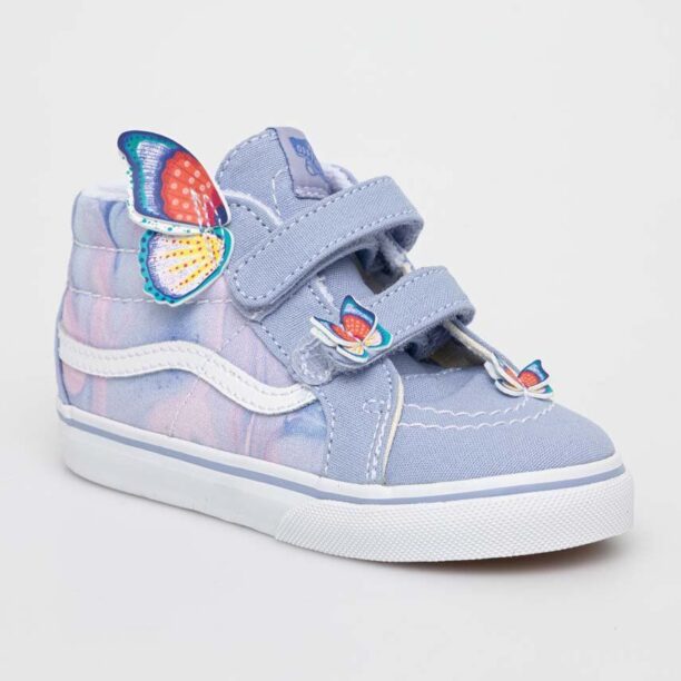 Vans tenisi copii SK8-Mid Reissue Butterfly culoarea turcoaz