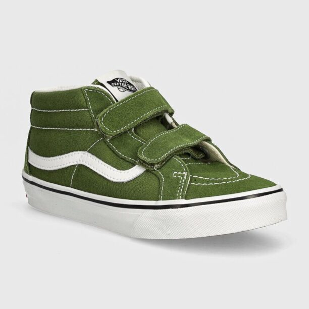 Vans tenisi copii SK8-Mid Reissue culoarea verde