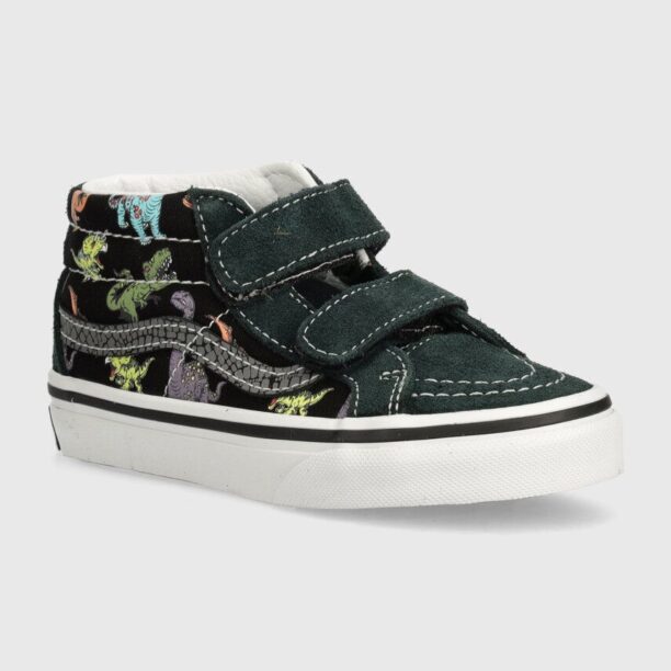 Vans tenisi copii SK8-Mid Reissue culoarea verde