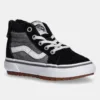 Vans tenisi de piele pentru copii MTE SK8-Hi Zip culoarea gri