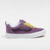 Vans tenisi din piele intoarsa Knu Skool culoarea violet