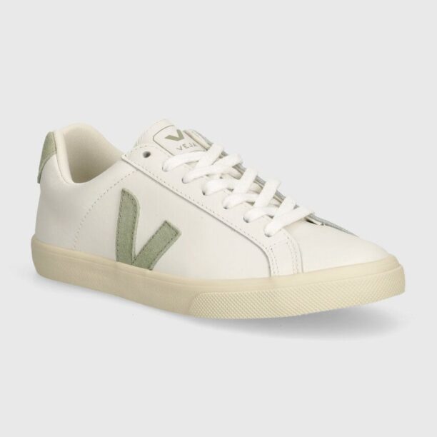 Veja sneakers din piele Esplar Logo culoarea alb