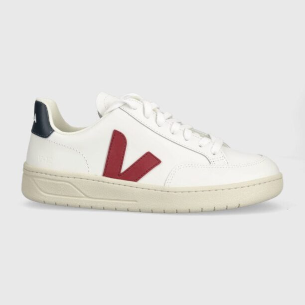 Veja sneakers din piele V-12 culoarea: alb XD0201955