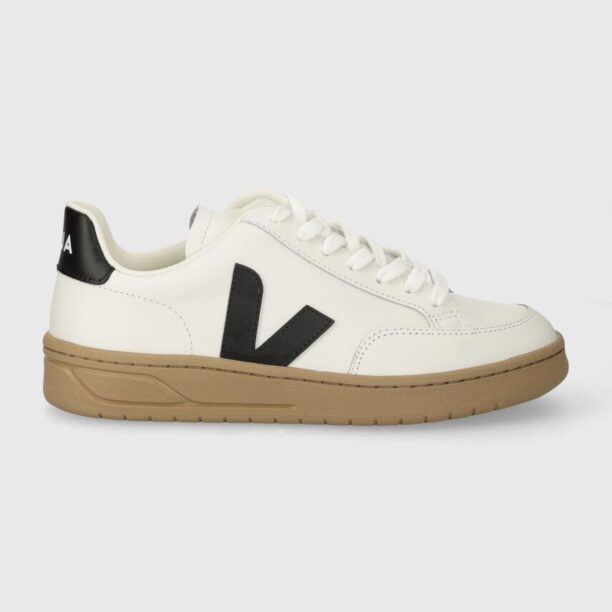 Veja sneakers din piele V-12 culoarea alb