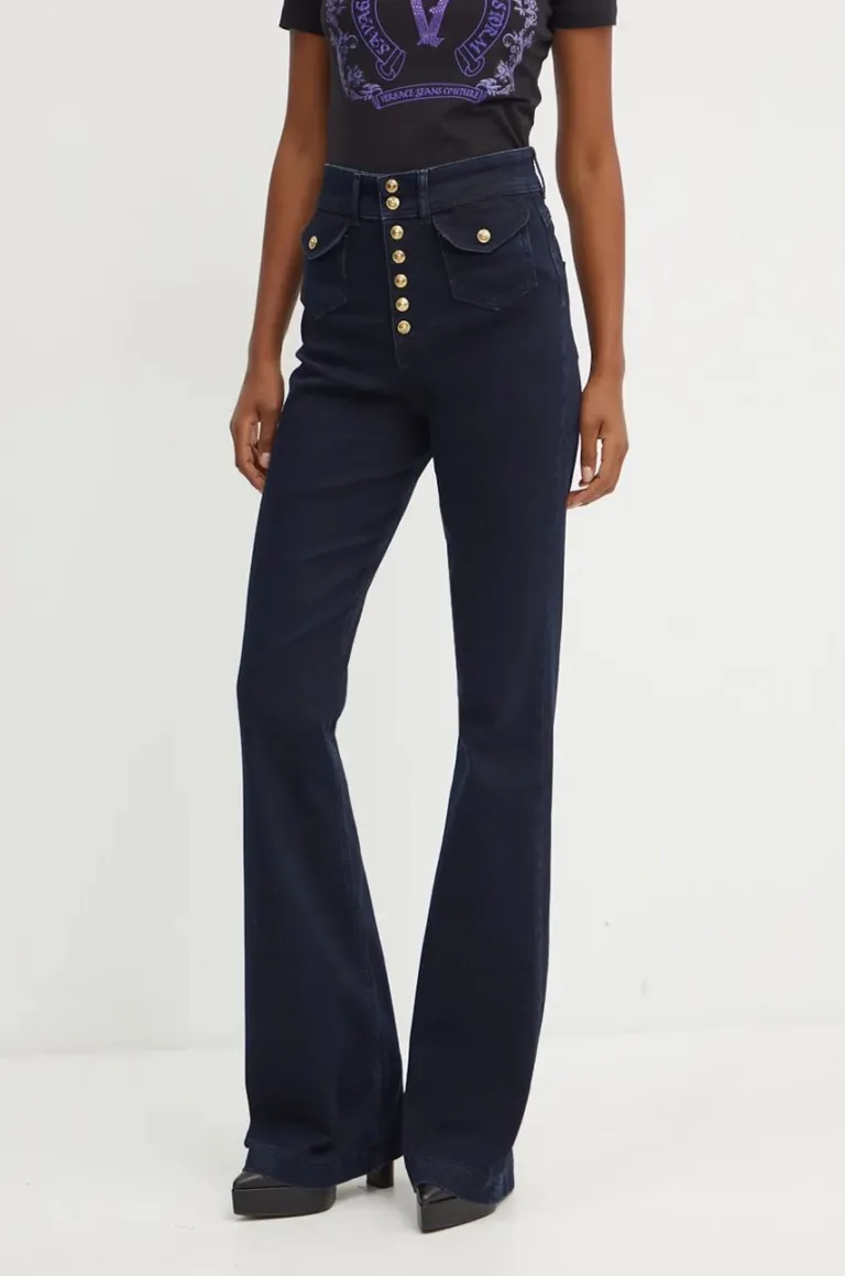 Versace Jeans Couture jeansi femei high waist