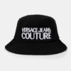 Versace Jeans Couture palarie din amestec de lana culoarea negru