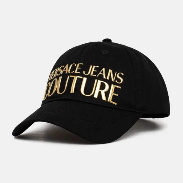 Versace Jeans Couture șapcă de baseball din bumbac culoarea negru