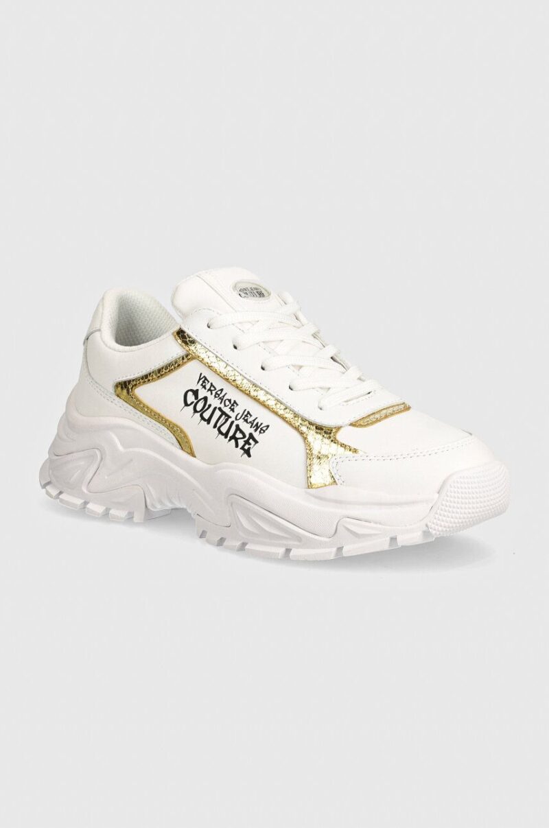 Versace Jeans Couture sneakers Hiker culoarea alb