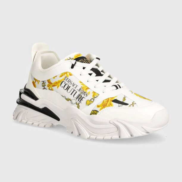 Versace Jeans Couture sneakers New Trail Trek culoarea alb