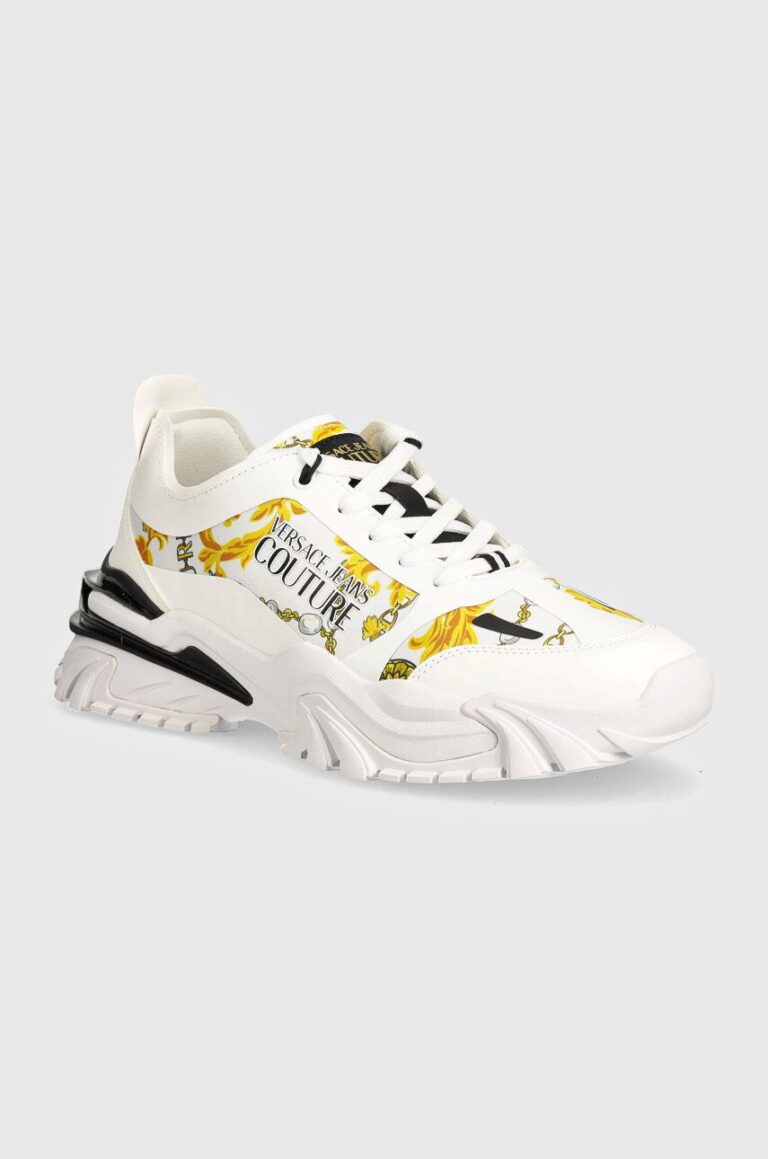 Versace Jeans Couture sneakers New Trail Trek culoarea alb