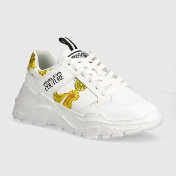 Versace Jeans Couture sneakers Speedtrack culoarea alb