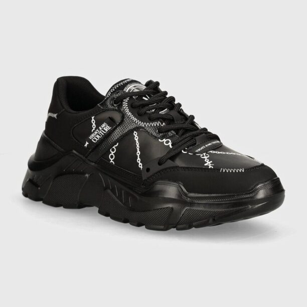 Versace Jeans Couture sneakers Speedtrack culoarea negru