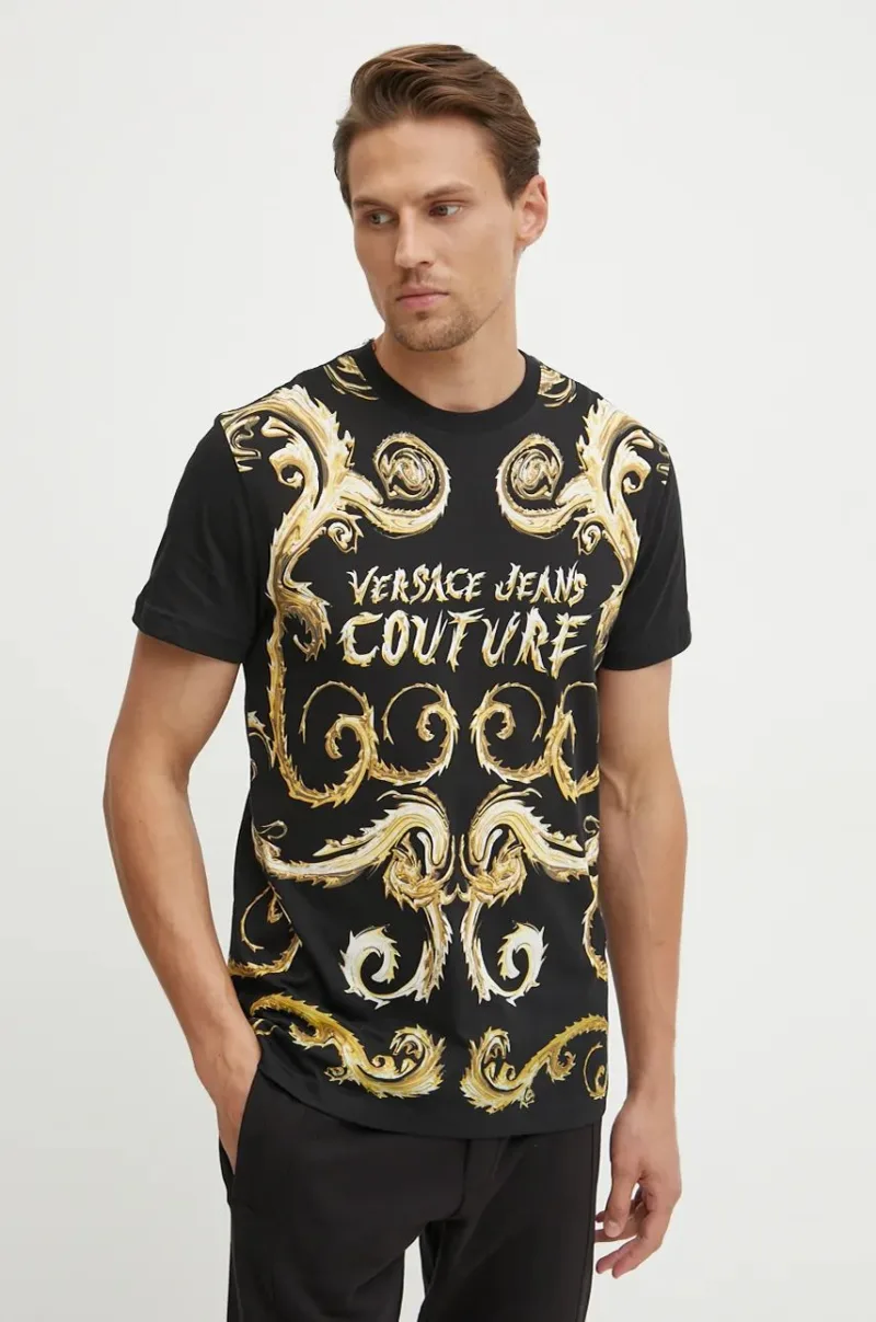 Versace Jeans Couture tricou din bumbac barbati