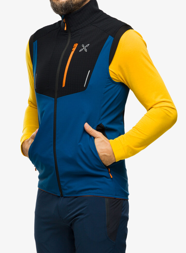 Cumpăra Vestă Montura Ski Style Vest - deep blue/mandarine