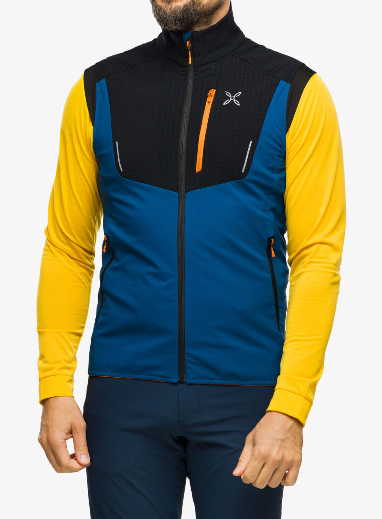 Vestă Montura Ski Style Vest - deep blue/mandarine