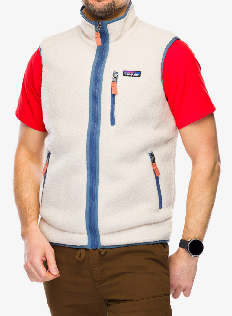 Vestă Patagonia Retro Pile Vest - dark natural/blue