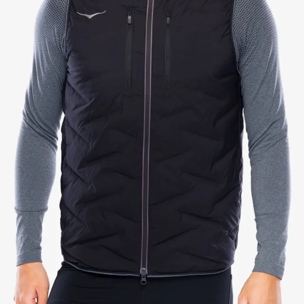 Vesta alergare Hoka Skyfill Run Vest - black