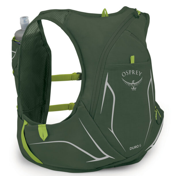 Vesta alergare Osprey Duro 6 - seaweed green/limon