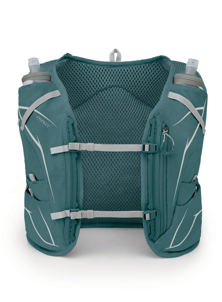 Cumpăra Vesta alergare Osprey Dyna 6 + Soft Flasks - cascade blue/silver lining