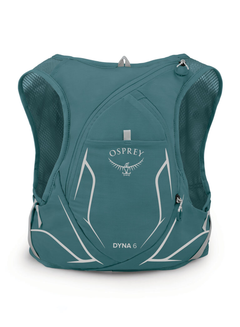 Preţ Vesta alergare Osprey Dyna 6 + Soft Flasks - cascade blue/silver lining