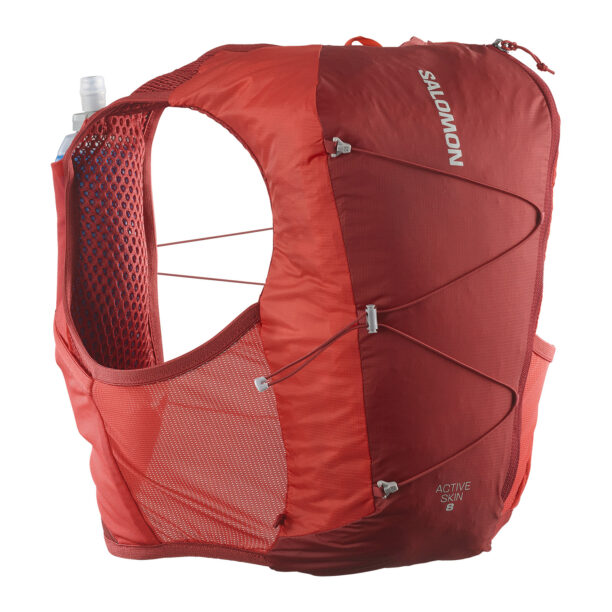 Preţ Vesta alergare Salomon Active Skin 8 Set - red dahlia/high risk