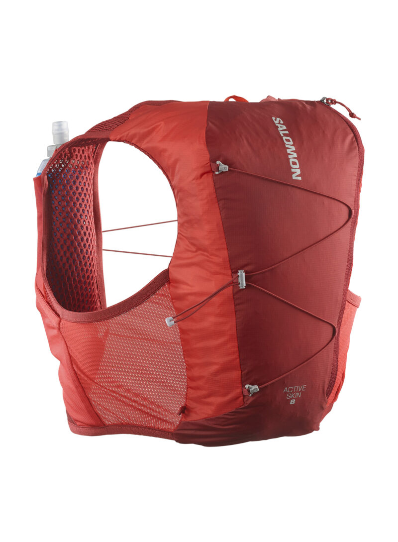 Preţ Vesta alergare Salomon Active Skin 8 Set - red dahlia/high risk