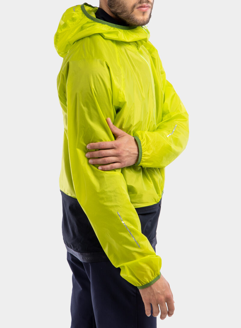 Original Vestă barbati BlackYak Tulim Convertible Vest - lime punch