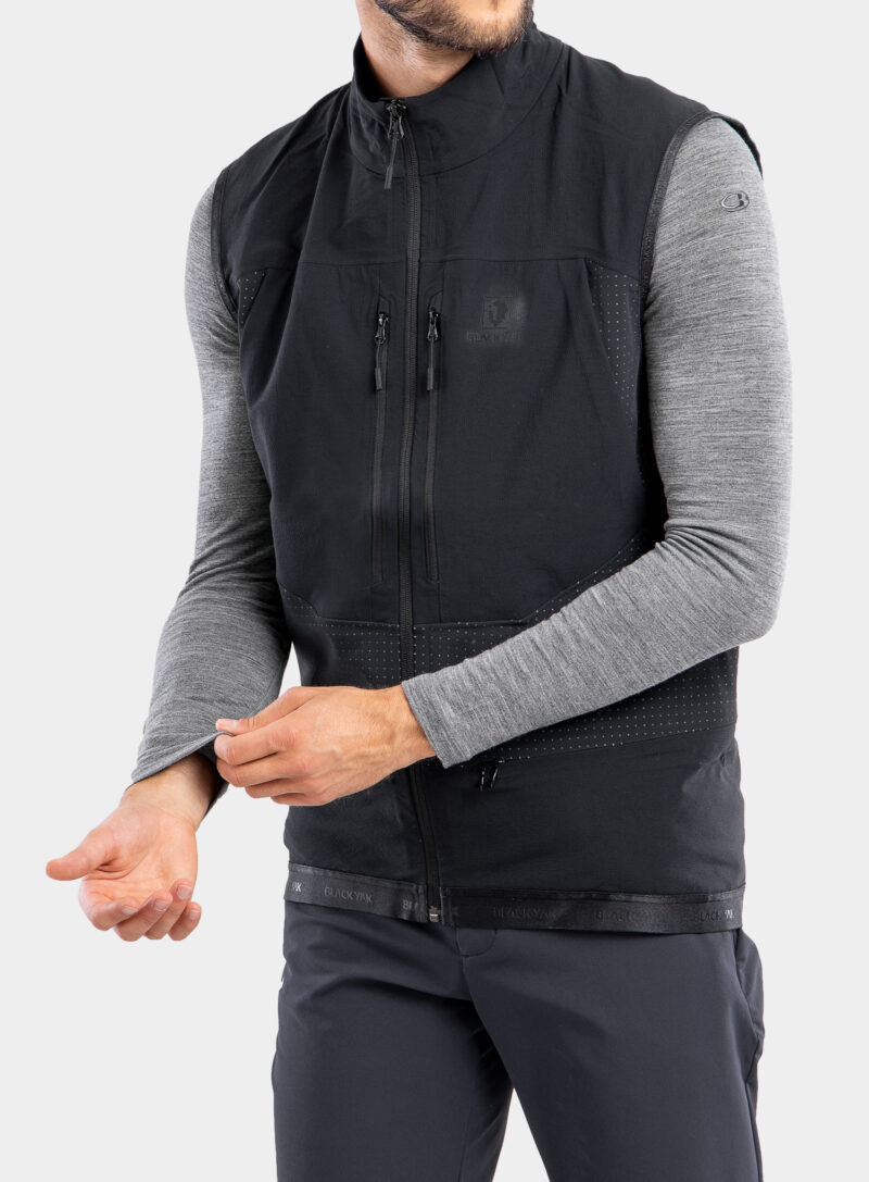 Vestă barbati BlackYak Tulim Convertible Vest - lime punch