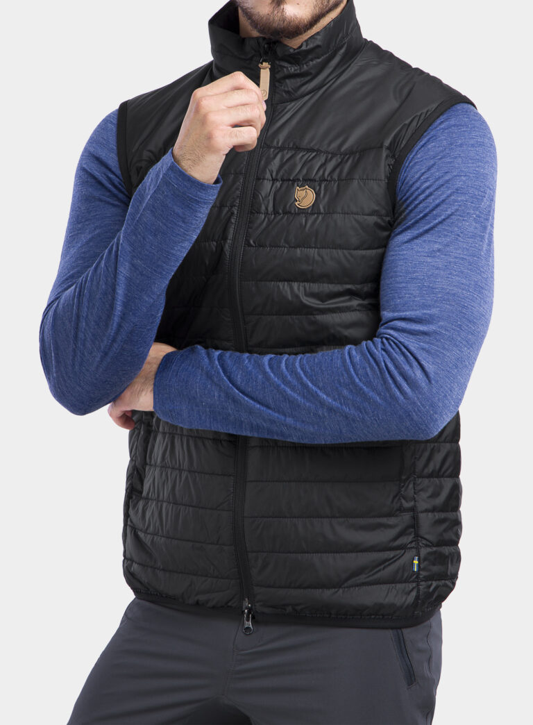 Original Vestă barbati Fjallraven Abisko Padded Vest - black