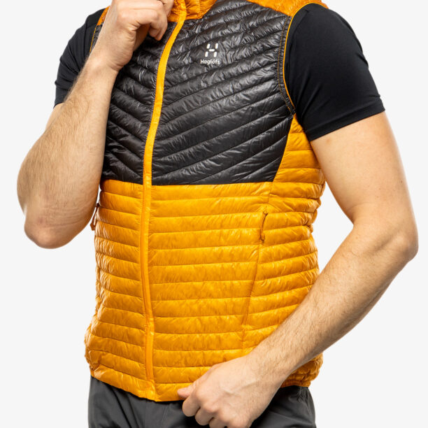 Vestă barbati Haglofs L.I.M Mimic Vest - sunny yellow/magnetite